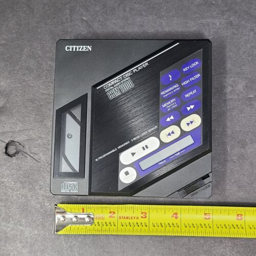 RARE Vintage Original 1987 Citizen CBM 1000 Compact Disc CD Player DC