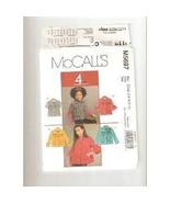 MCCALLS PATTERN M5697 CHILDRENS AND GIRLS JACKETS SIZE CCE 3-6 - $9.89