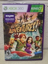 Xbox 360 Microsoft Kinect Adventures Video Game Rated Everyone - COMPLETE WORKS!