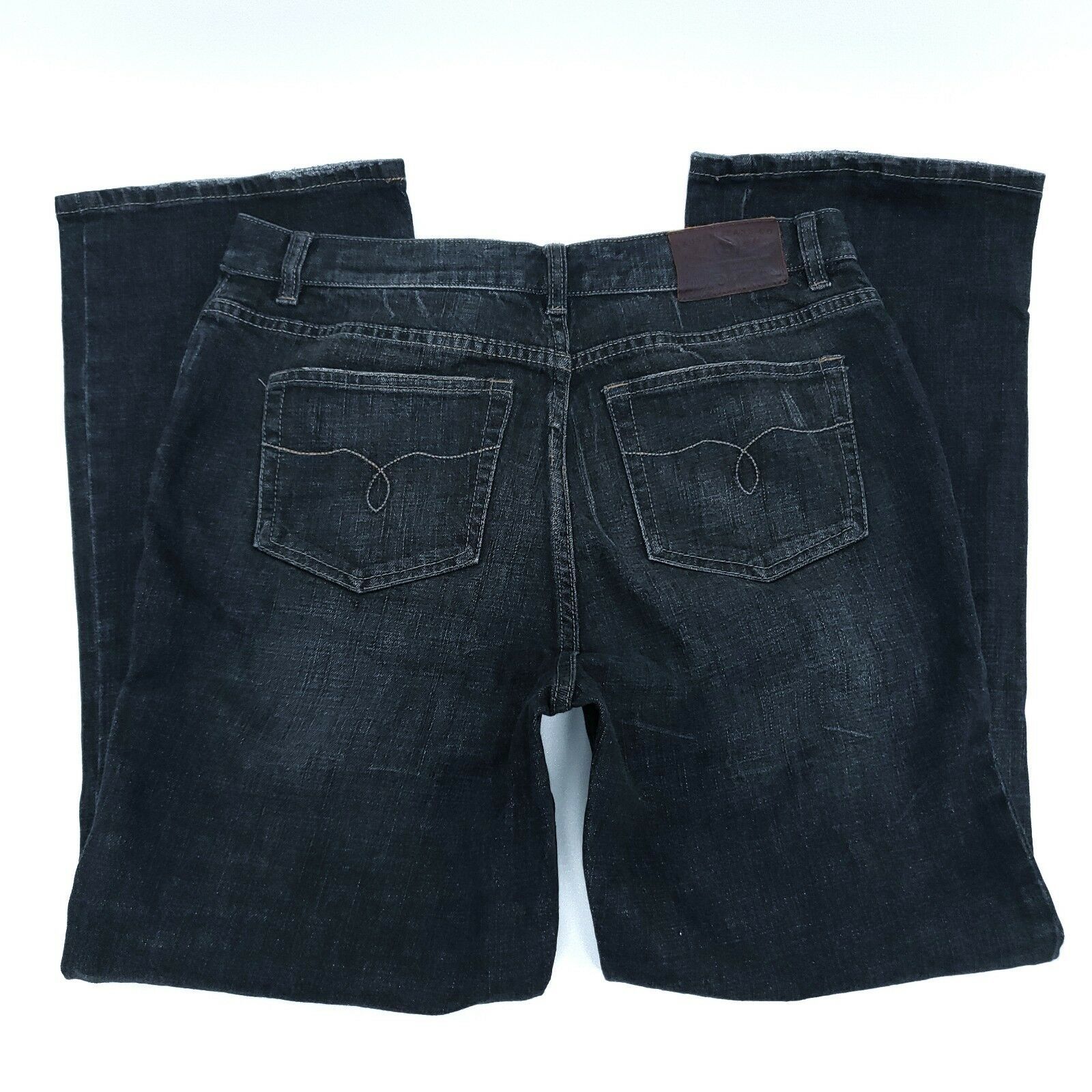 Lauren Ralph Lauren Jeans Faded Black Patchwork Bootcut Jeans For Women ...