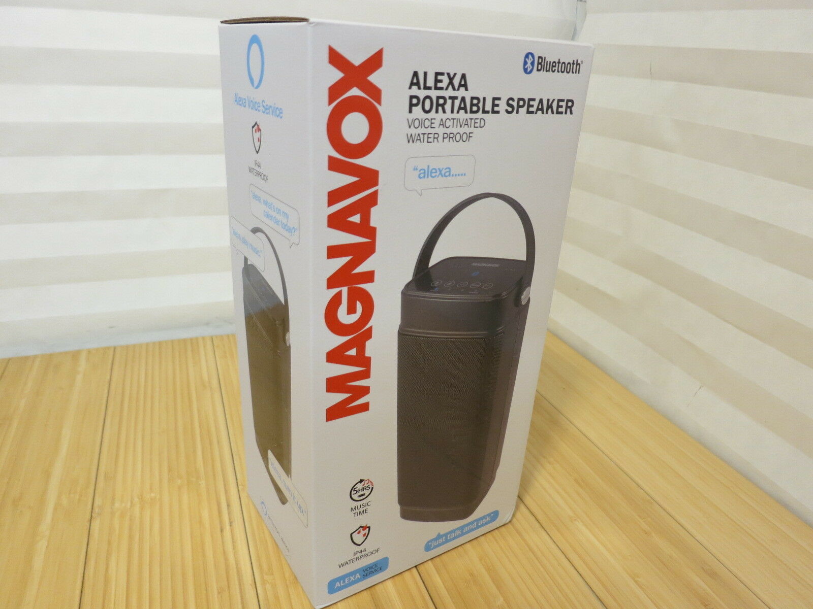magnavox bluetooth waterproof speaker