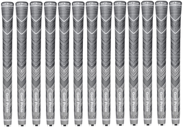 13 Golf Pride PLUS4 Grey Golf Grips, All Sizes Available - $139.95 - $159.95