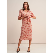Rouje pink robe rosalie wrap dress 1 thumb200