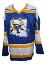 Any Name Number Phoenix Roadrunners Retro Hockey Jersey Ftorek New Blue Any Size image 1