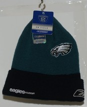Reebok On Field NFL Licensed Philadelphia Eagles Dark Green Toddler Knit Cap image 1