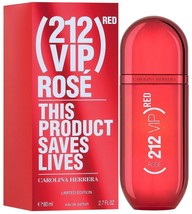 212 Vip Rose (Red Edition) * Carolina Herrera 2.7 Oz / 80 Ml Edp Women Perfume - $88.81