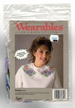 PANSIES Golden Bee Wearables to Cross Stitch Kit #60315 NEW - $6.47