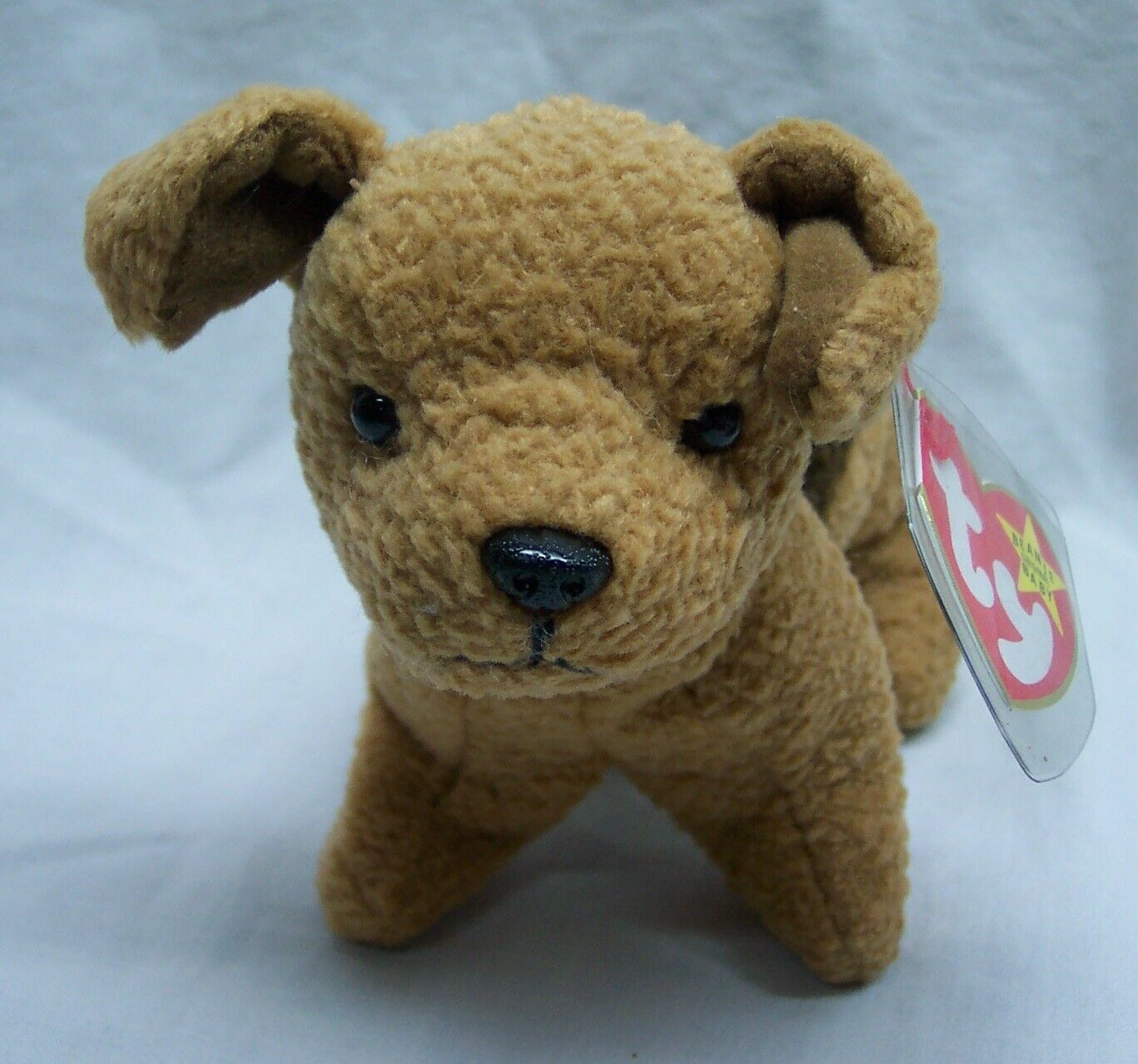 TY Beanie Babies TUFFY THE PUPPY DOG 6" Stuffed Animal TOY NEW 1996