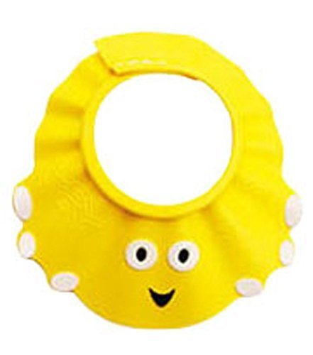 The Creative Cartoon Children's Bath Cap/Shower Hat Can be Adjusted Yellow