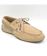 Sperry Top Sider Girls Boat Shoes Intrepid Size US 5M Beige Leather - $26.72