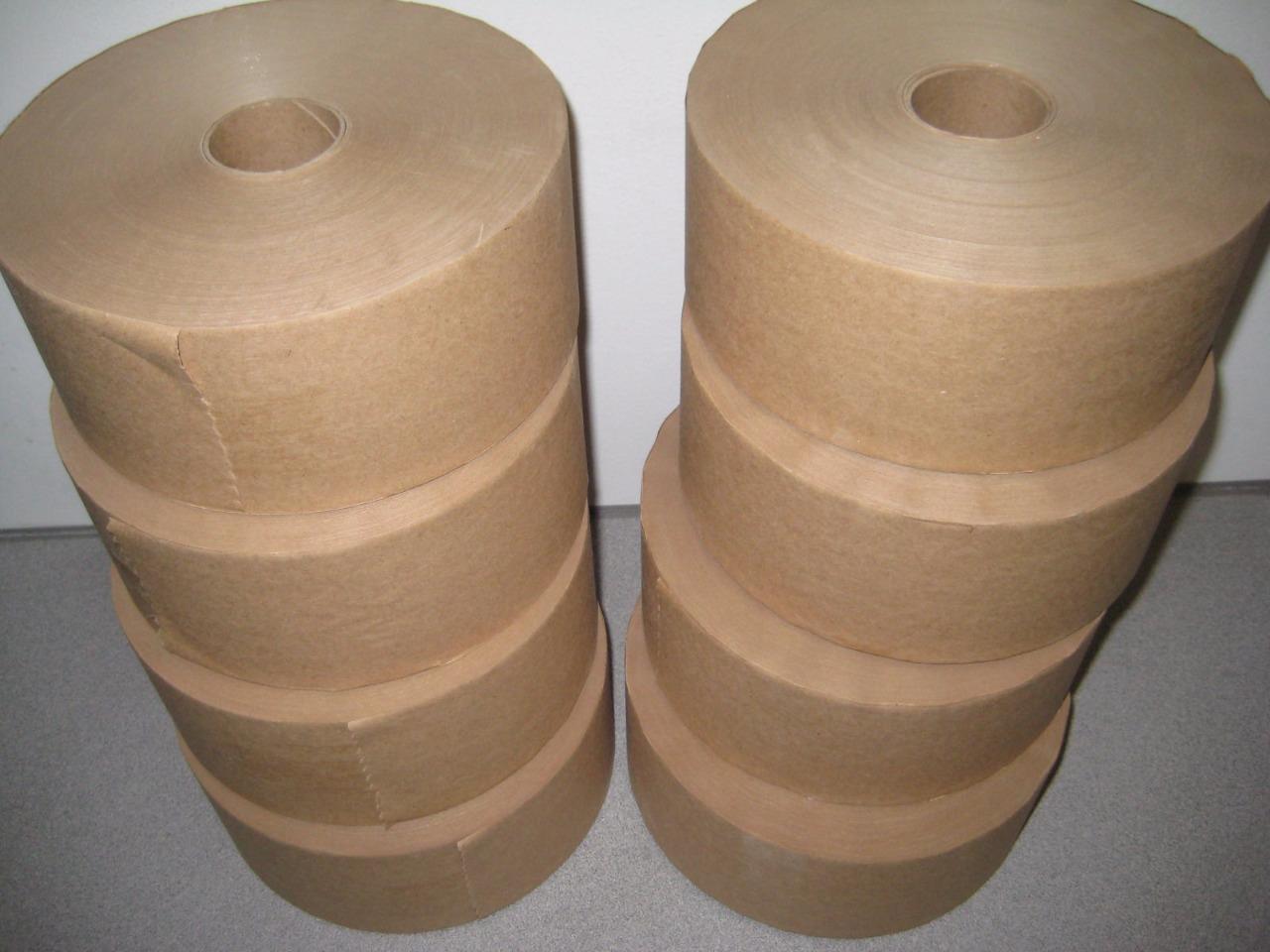 Brown Paper Gummed Tape 3" x 600' Non Reinforced Packaging Packing