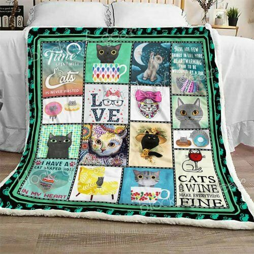 Cat Lovers Sofa Fleece Blanket 50x60x80 Blankets & Throws