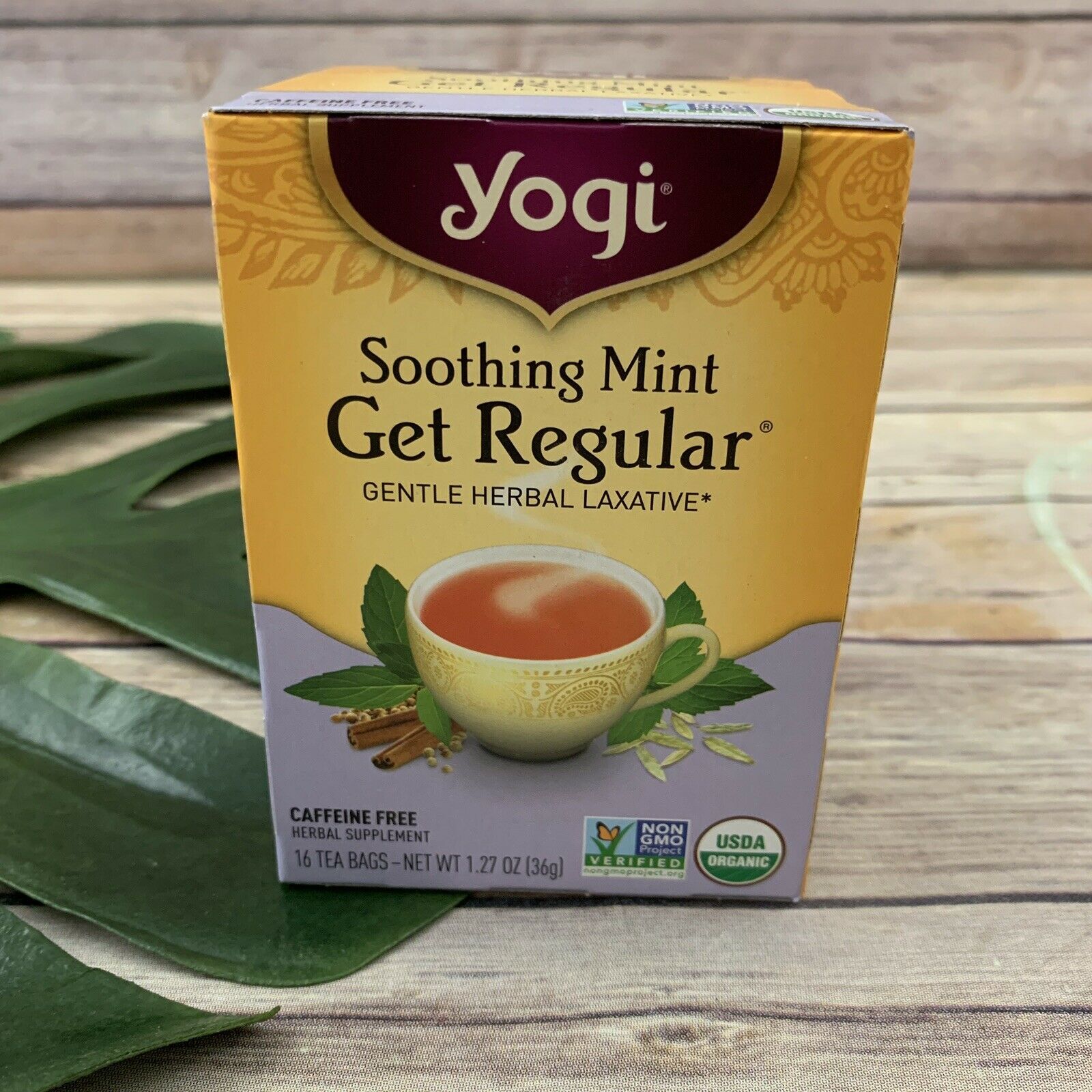Yogi Soothing Mint Get Regular Tea Bags New Sealed Discontinued