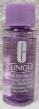 Clinique TAKE DAY OFF Makeup Remover Lids Lashes Lips Cleanser 1.7 oz/50... - $8.41