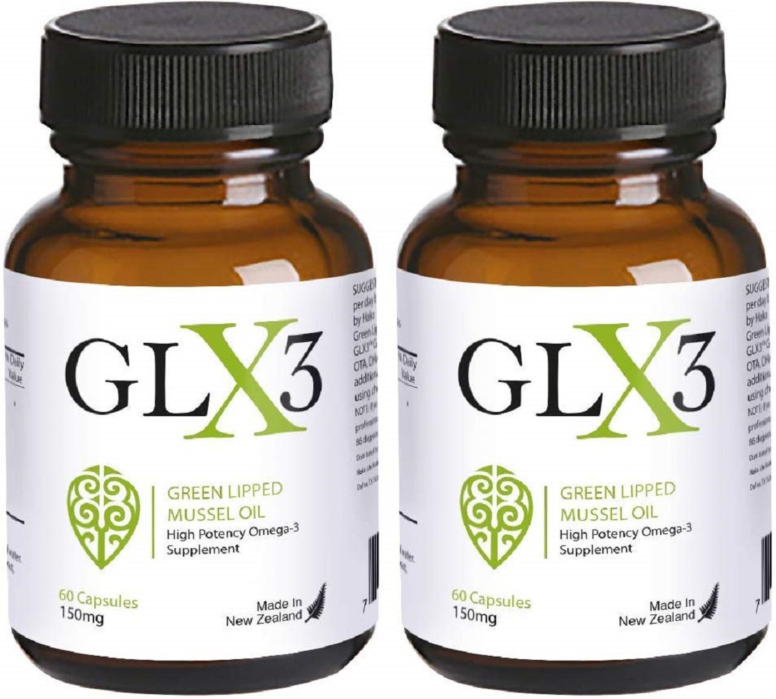 GLX3 2-Pack - Extra Strength Green Lipped Mussel Oil Capsules – Green Mussel New