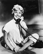 Doris Day B&W 16X20 Canvas Giclee On Telephone Pillow Talk - $69.99