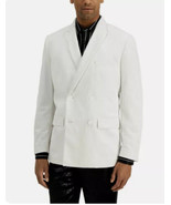 INC International Concepts Slim Fit Double Breasted Velvet Off White Bla... - $29.69