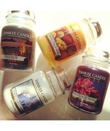 YANKEE CANDLE YOU PICK THE SCENT 22 OZ LARGE JAR FREE GIFT FAST SHIPPING... - $26.24+