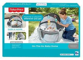 Fisher-Price On-the-Go Baby Dome, Grey/Blue/Yellow/White - Play Shades ...