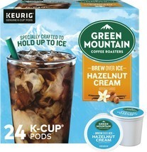 Green Mountain Brew Over Ice Iced Hazelnut Cream Coffee 24 to 144 Count ... - $19.98+