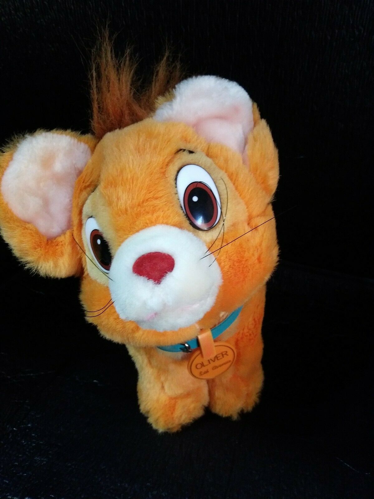 orange cat stuffed animal