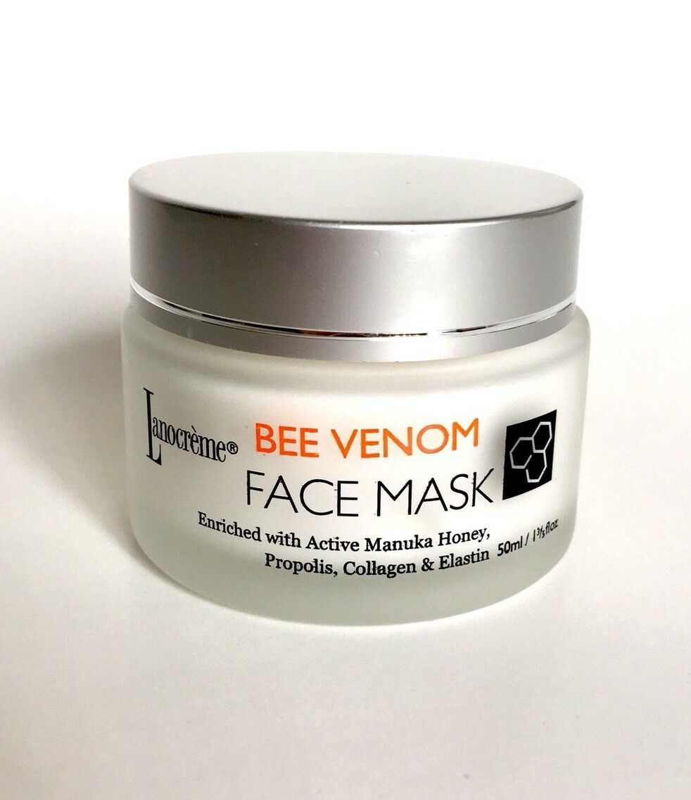 Lanocorp Lanocreme Bee Venom Face Mask Skin Cream Manuka Honey 1.7oz