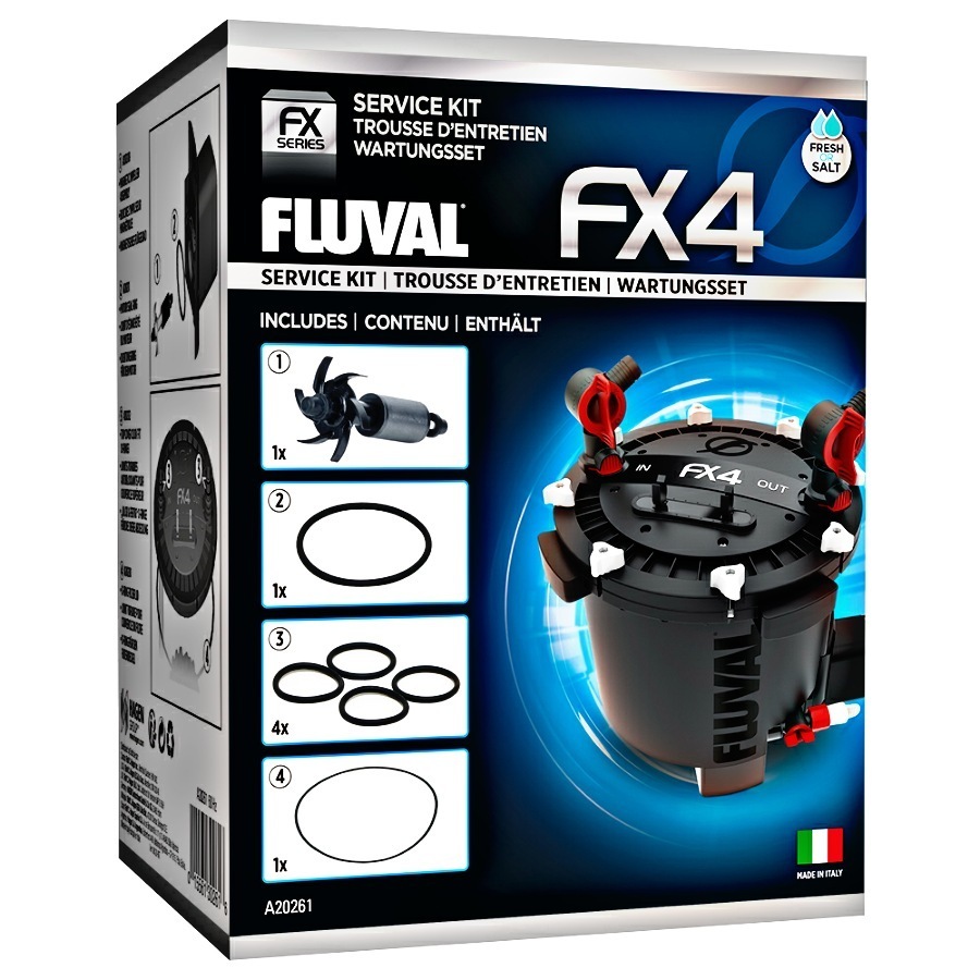 Fluval FX Series FX4 60Hz Salt and Water Service Kit A20261 Cleaning