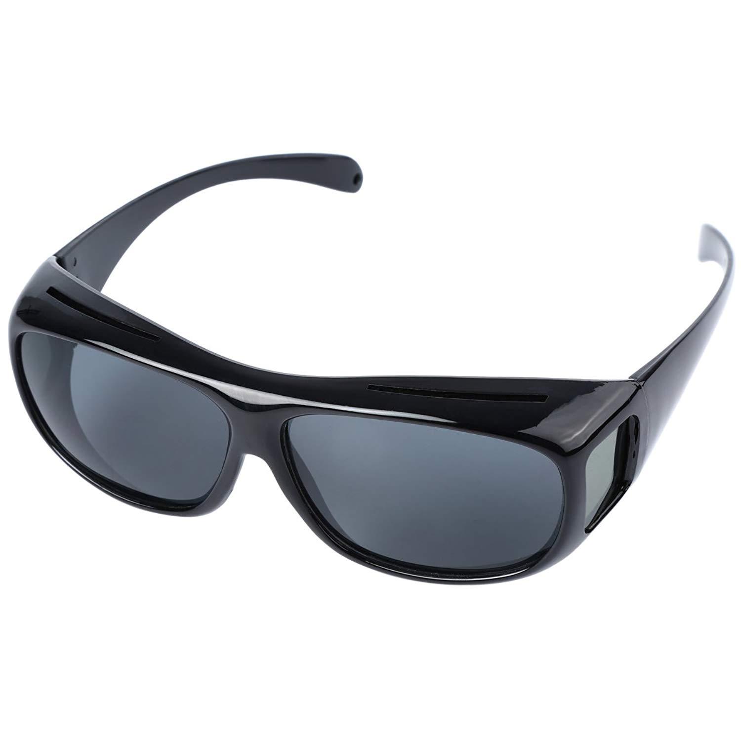 HD Night Vision Wraparounds Wrap Around Driving Glasses - Sunglasses ...