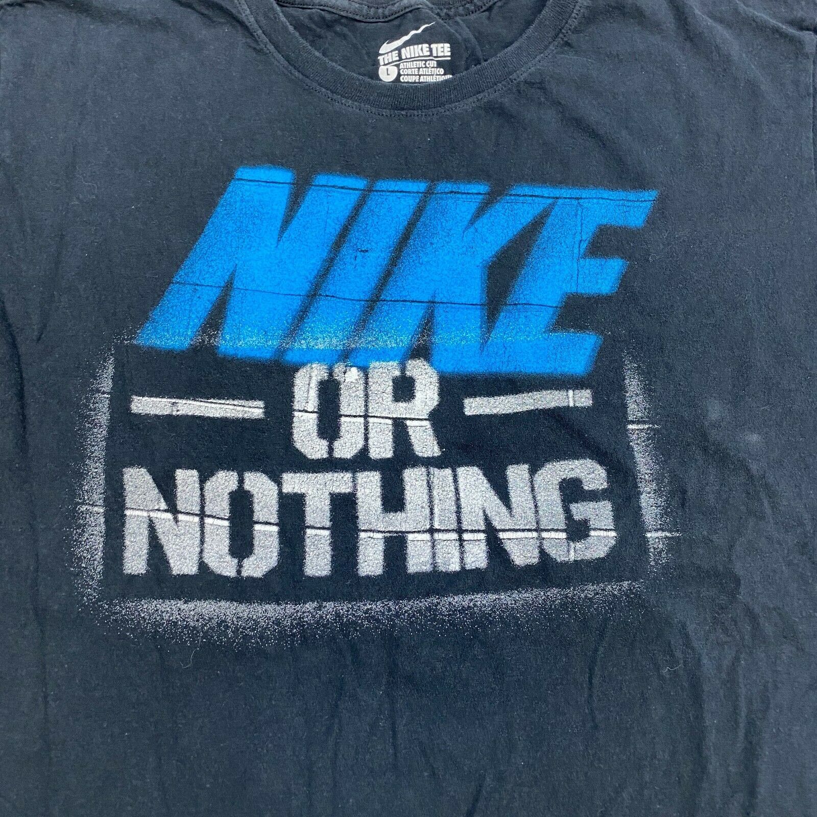 nike t shirts men black