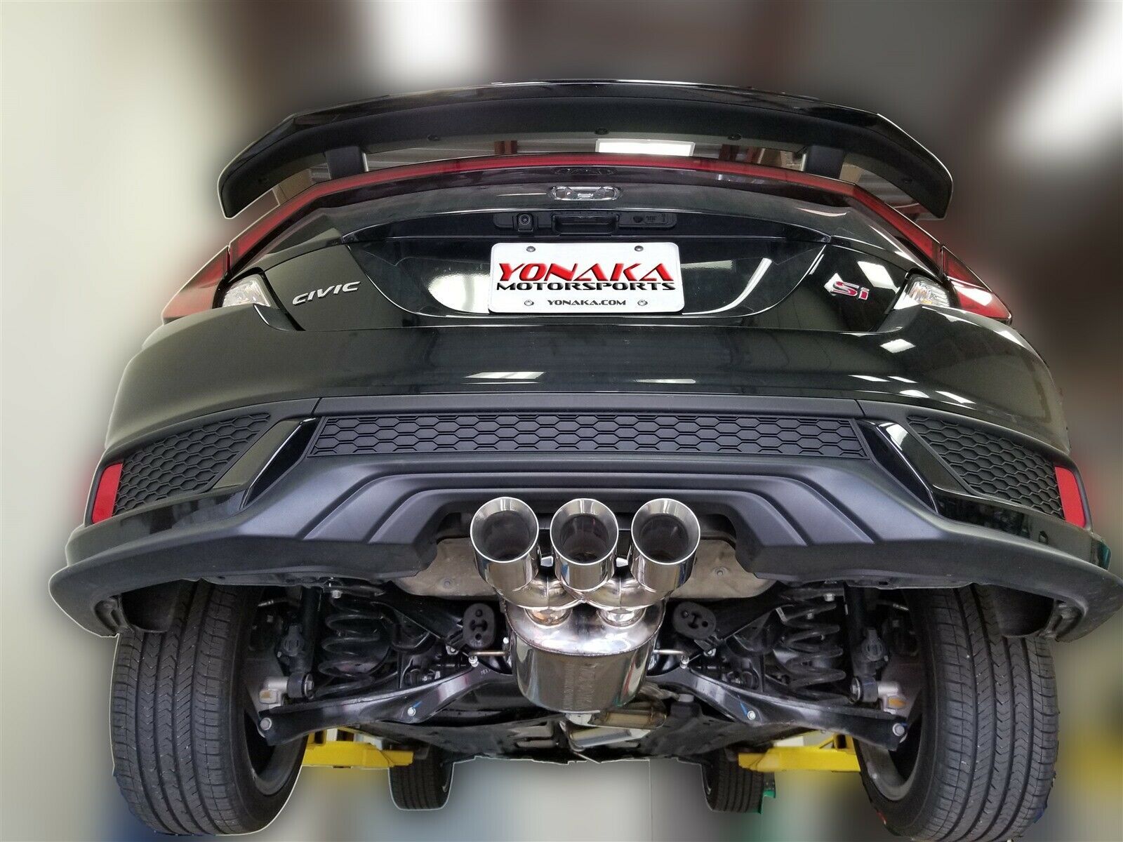 Yonaka 20172020 Honda Civic Si 2DR Coupe 3" Stainless Steel Catback