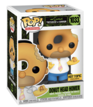  Funko POP Donut Head Homer The Simpsons Treehouse Hot Topic Exclusive #1033 image 1
