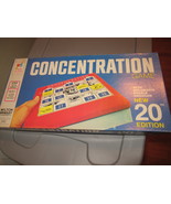 Vintage 1976 Concentration Game 20th Edition Milton Bradley Excellent Co... - $36.99
