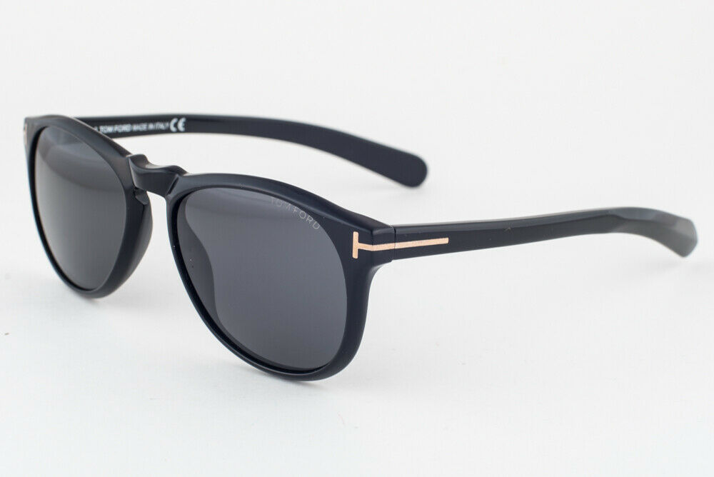 Tom Ford Flynn 9291 Asian Fit Shiny Black / Gray Gradient Sunglasses TF9291 01B