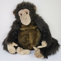 realistic stuffed chimpanzee