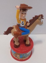 1999 McDonald&#39;s Disney Toy Story 2 Woody&#39;s Roundup Candy Dispenser Bullseye - $4.50