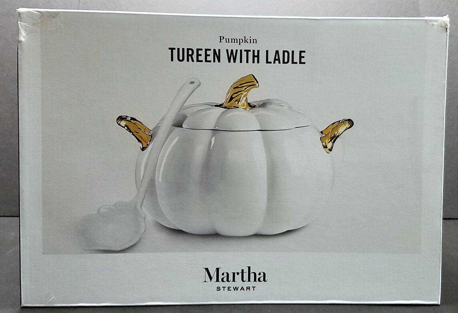 Martha Stewart Collection 2Pc. Lidded Harvest Pumpkin Soup Tureen with