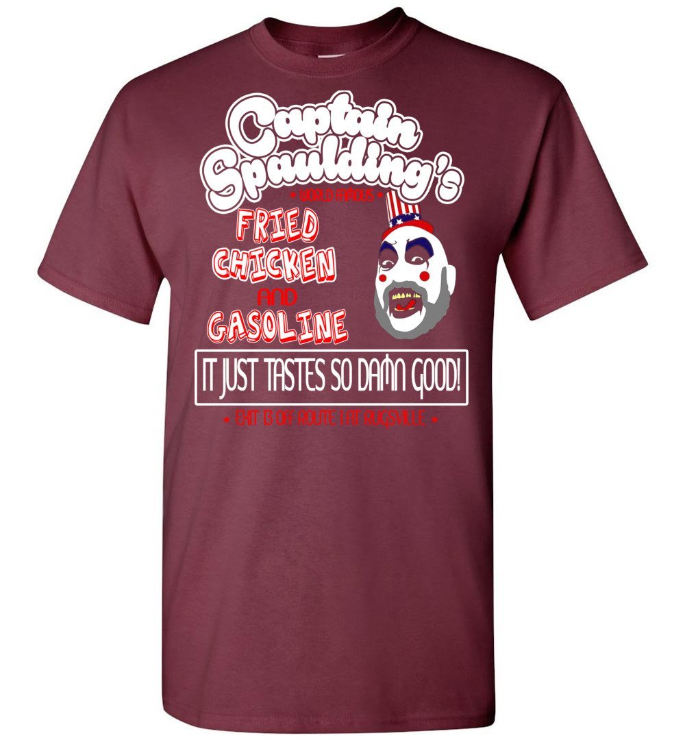 captain spaulding fried chicken shirt
