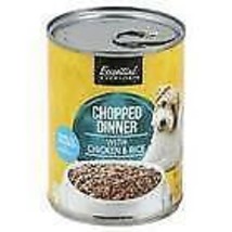 Dog Food Chopped dinner with chicken and rice 12 cans/case/order - $45.00