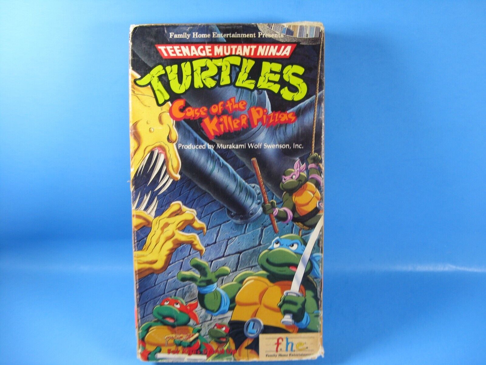 Teenage Mutant Ninja Turtles - Case of the Killer Pizzas (VHS, 1989 ...