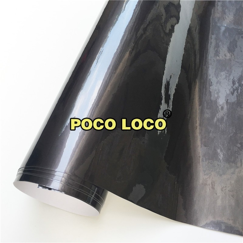 lic Gloss Dark Navy Blue Vinyl Wrap Film Roll Decal Sheet DIY Bike