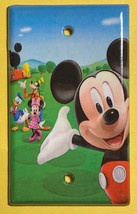 Mickey Mouse House Club Light Switch Duplex Outlet wall Cover Plate Home decor image 2