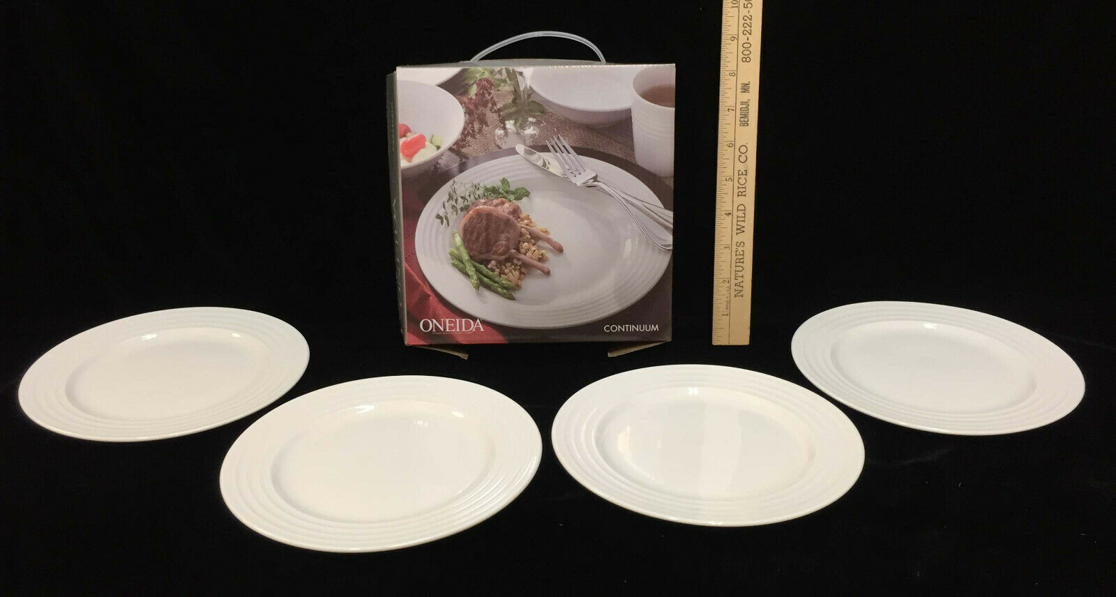 Oneida Casual Settings WEAVE WHITE Dinner Plate 10 1/4"     8 available