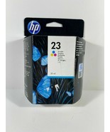 GENUINE HP TRI-COLOR INK CARTRIDGE - 23 - C1823D  NEW INK NO BOX - $11.99