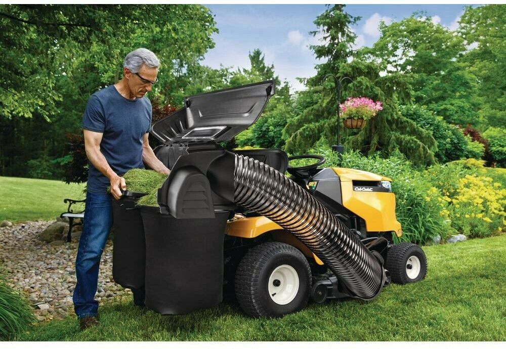 Cub Cadet Double Bagger Lawn Tractor Attachment 42 in./46 in. Flexible ...