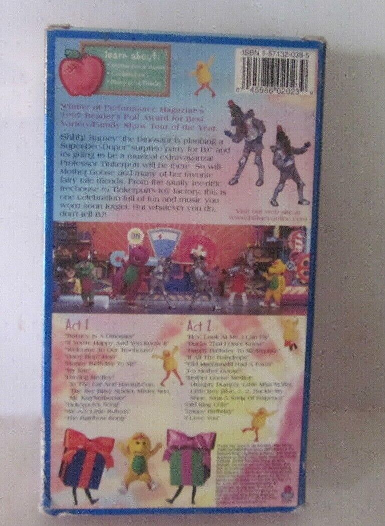 Barney Barneys Big Surprise Vhs 2006 Vhs Tapes Barney Barneys Big Surprise Vhs 2006 Vhs Tapes