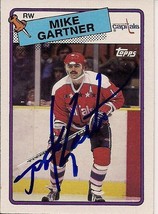 Mike Gartner 1988 Topps Autograph #50 SGC Capitals - $14.00