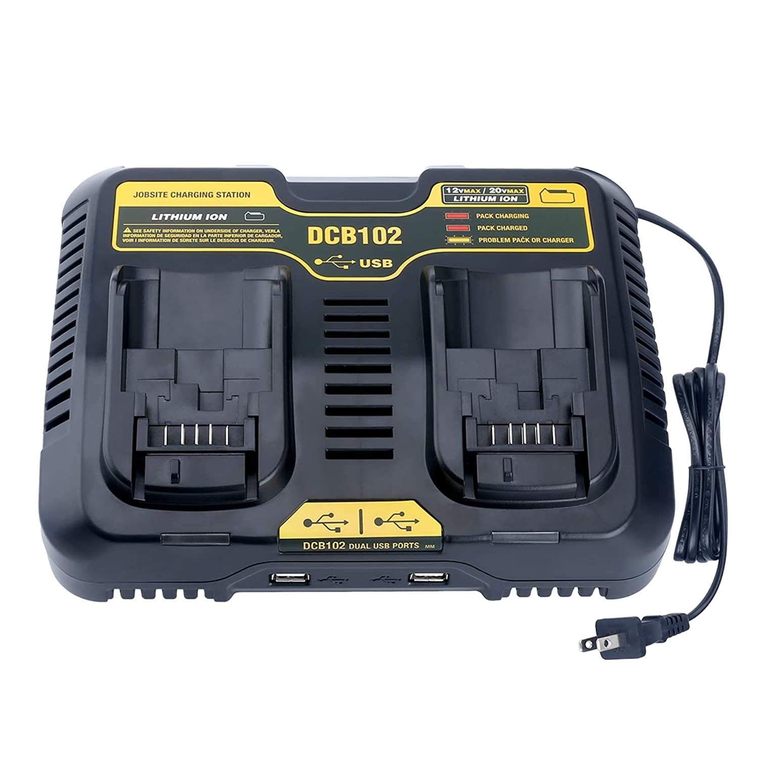 Primary image for Dcb102 Replacement For Dewalt 20V Battery Charger Dcb112 Dcb115 Dcb107