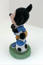 Disney Mickey Mouse Soccer Player Ceramic Figurine Vintage 1980s image 2