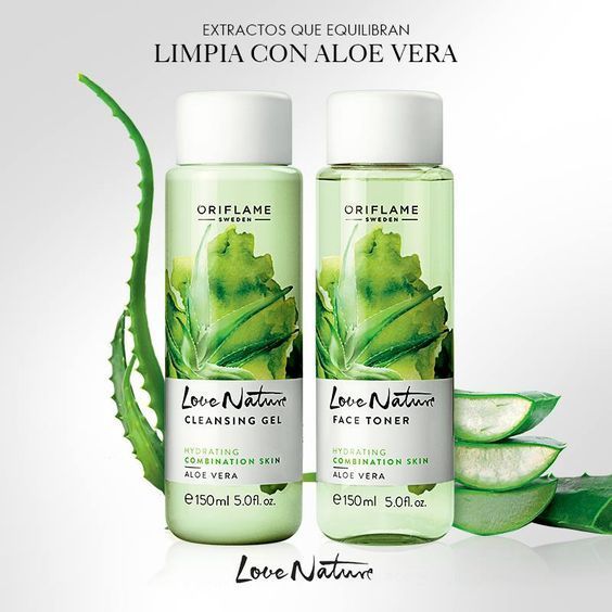 Love Nature Face Toner natural Aloe Vera hydrating combination skin 150