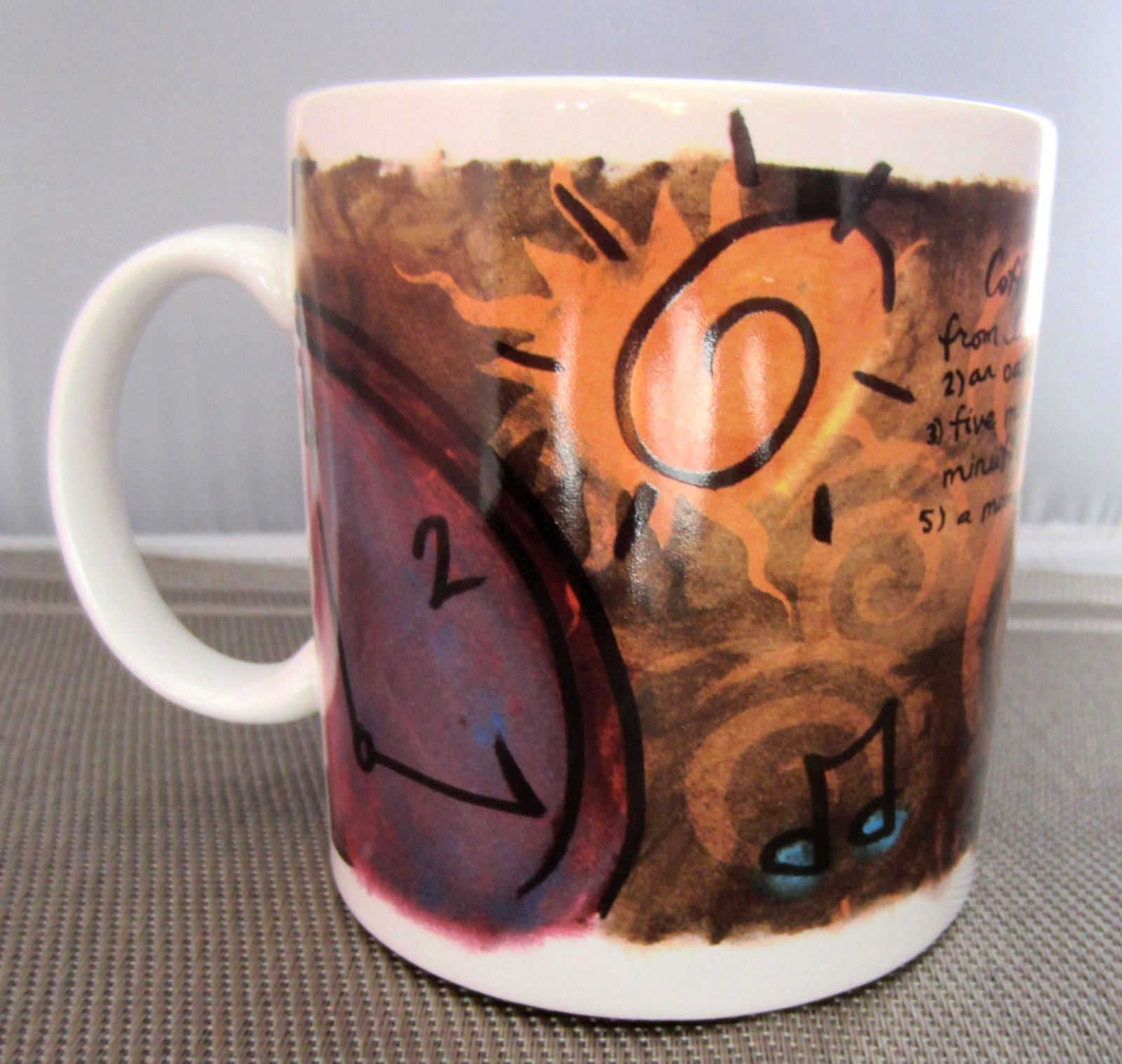 1998 Starbucks Coffee Break Large 20 Oz. Ceramic Tea Coffee Mug Cup